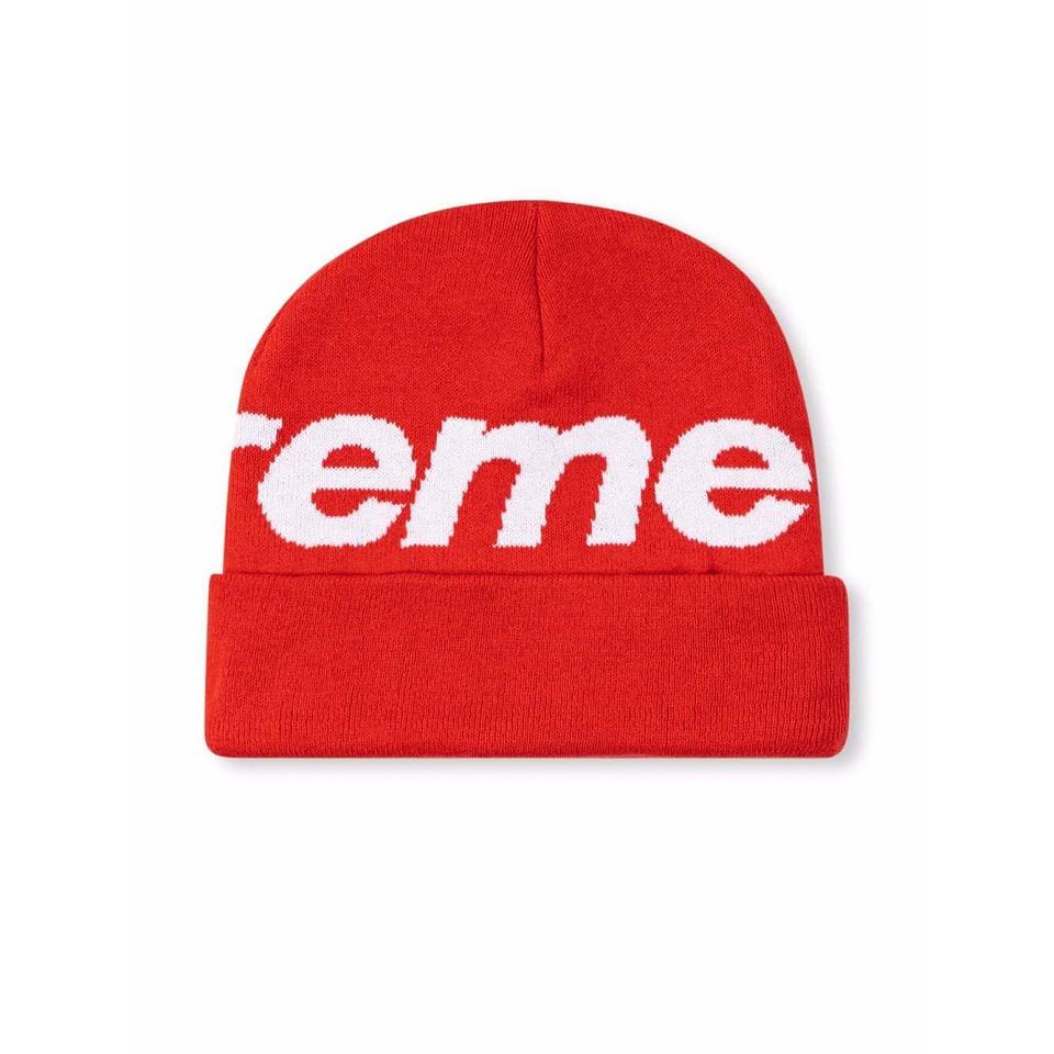 Supreme Big Logo Beanie Cappelli Rosse | IT478BC