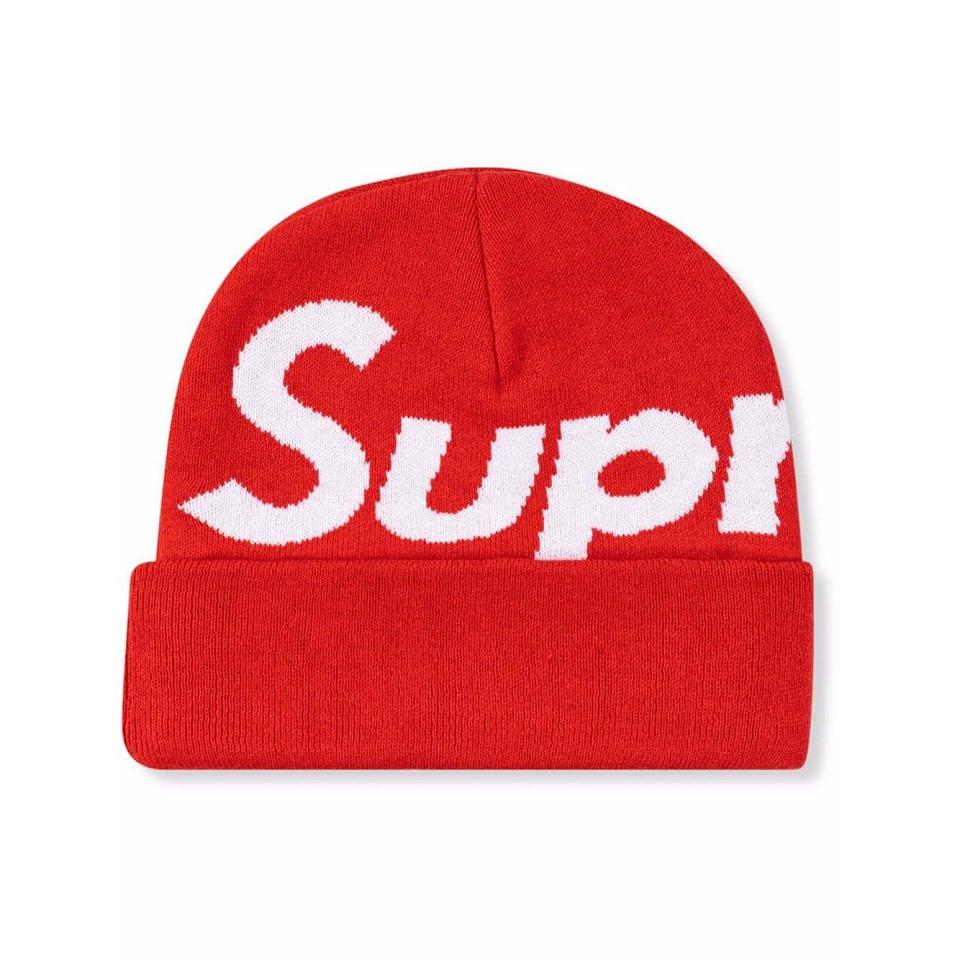 Supreme Big Logo Beanie Cappelli Rosse | IT478BC