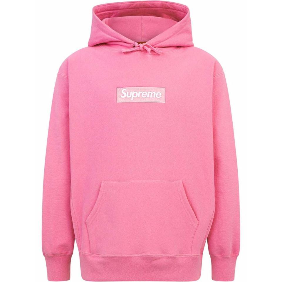 Supreme Box Logo Felpa Con Cappuccio Rosa | IT104FM