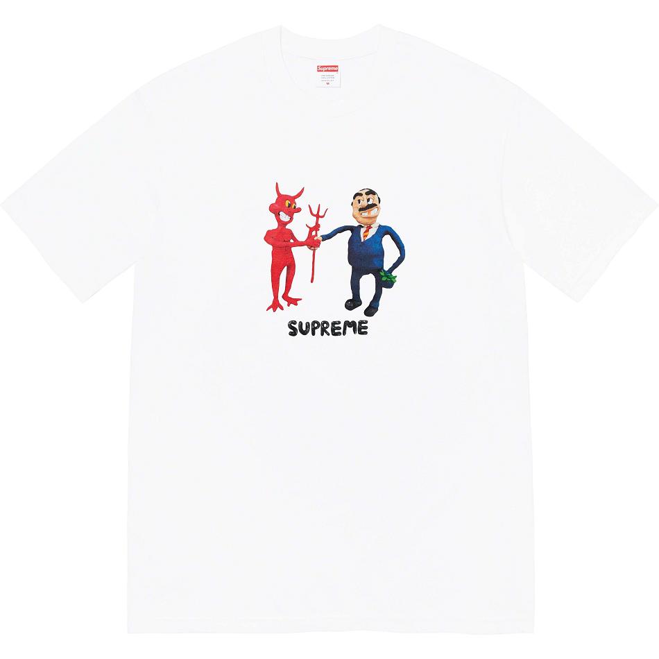 Supreme Business Tee Magliette Bianche | IT374BC