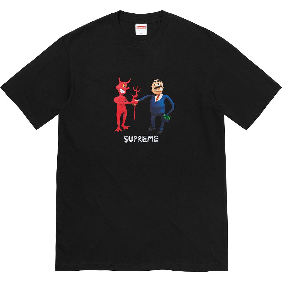 Supreme Business Tee Magliette Nere | IT378WY