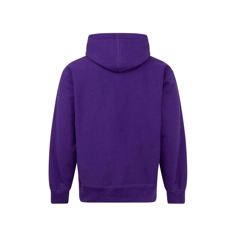 Supreme Cross Box Logo Felpa Con Cappuccio Viola | IT106HK