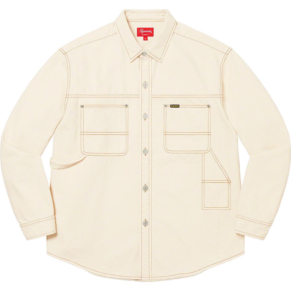 Supreme Denim Painter Camicie Beige | IT202IS