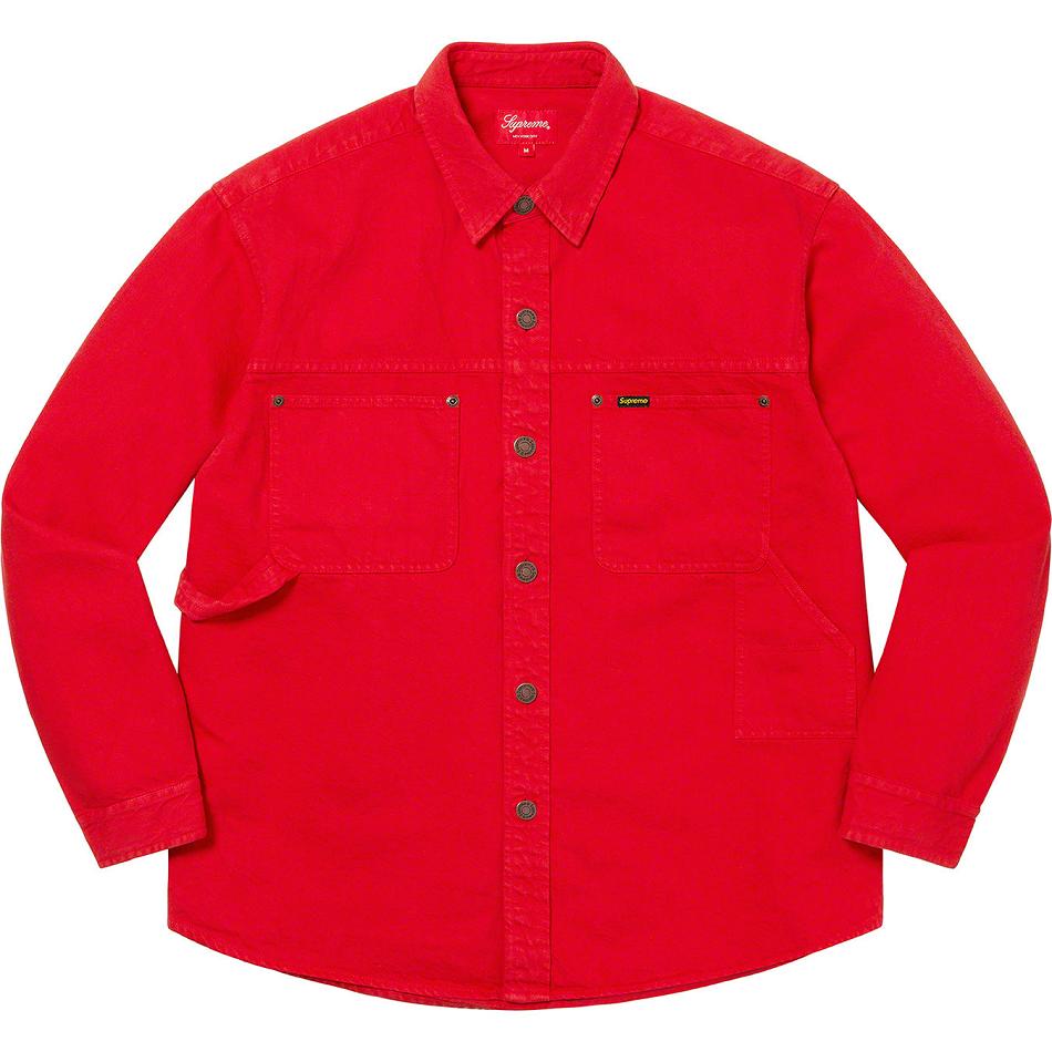 Supreme Denim Painter Camicie Rosse | IT203OR