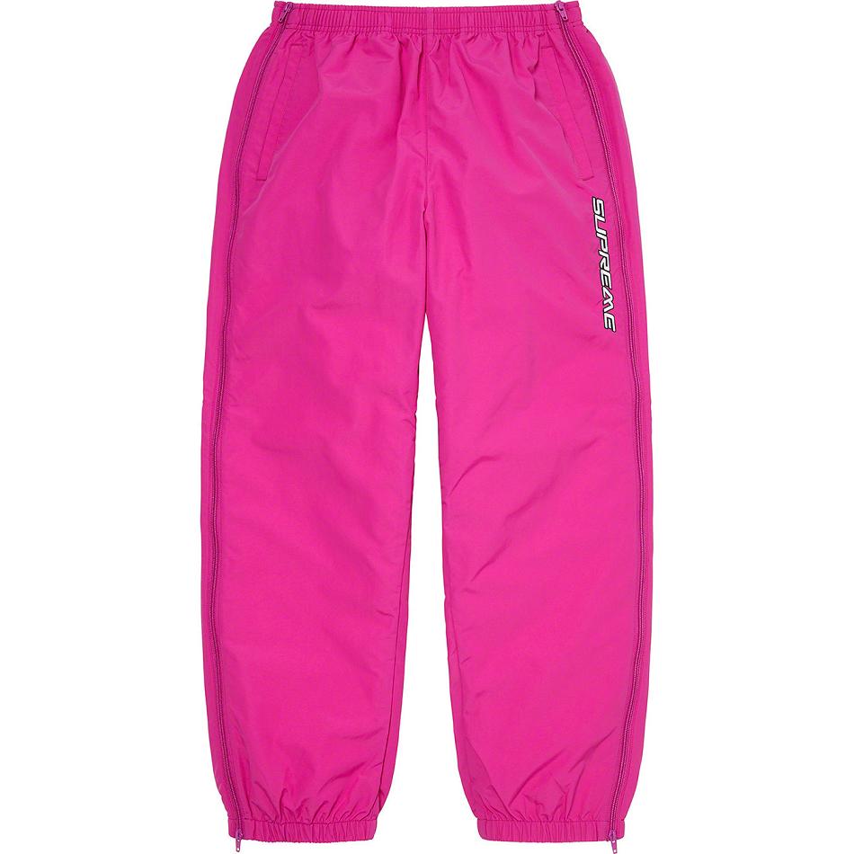 Supreme Full Zip Baggy Warm Up Pant Pantaloni Rosa | IT160KI