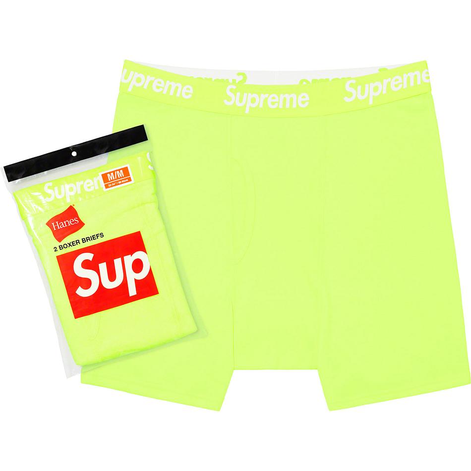 Supreme Hanes® Boxer Briefs (2 Pack) Biancheria Intima Verdi | IT491AP