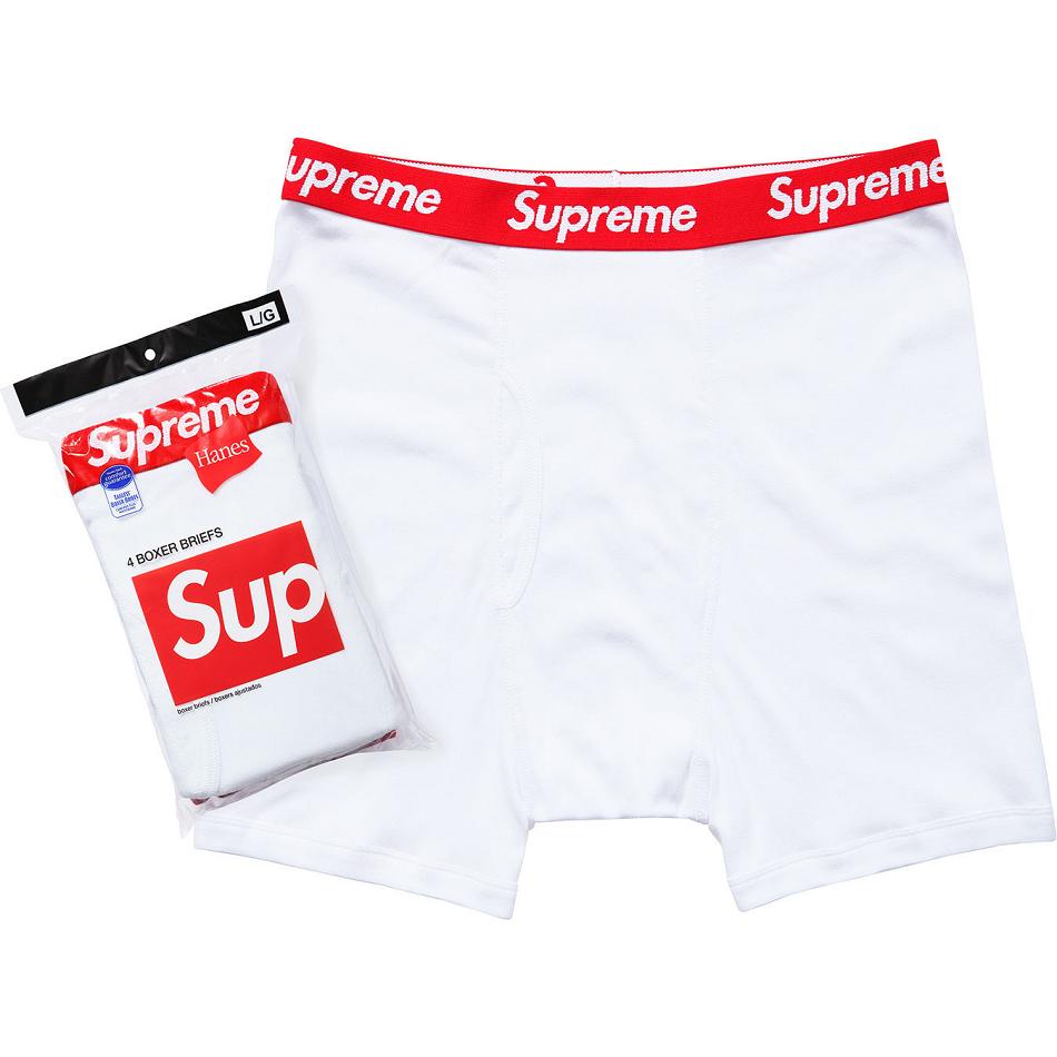 Supreme Hanes® Boxer Briefs (4 Pack) Biancheria Intima Bianche | IT490PQ