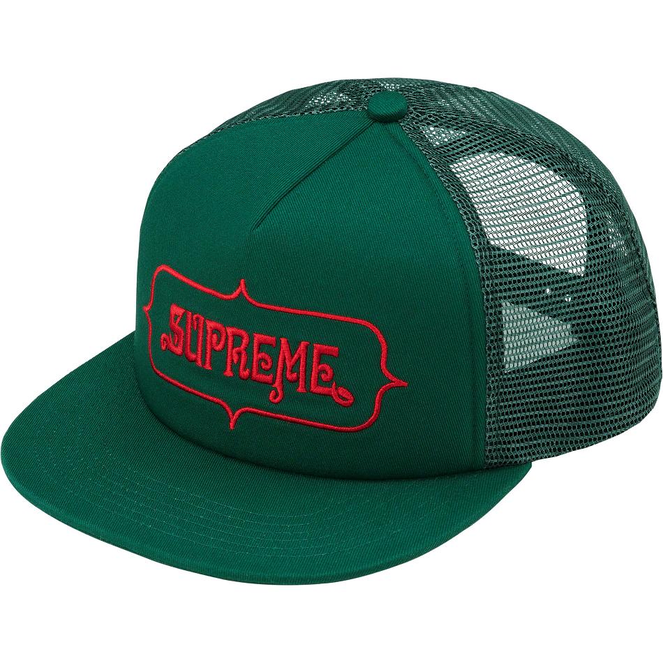 Supreme Highest Mesh Back 5-Panel Cappelli Verdi | IT462IS