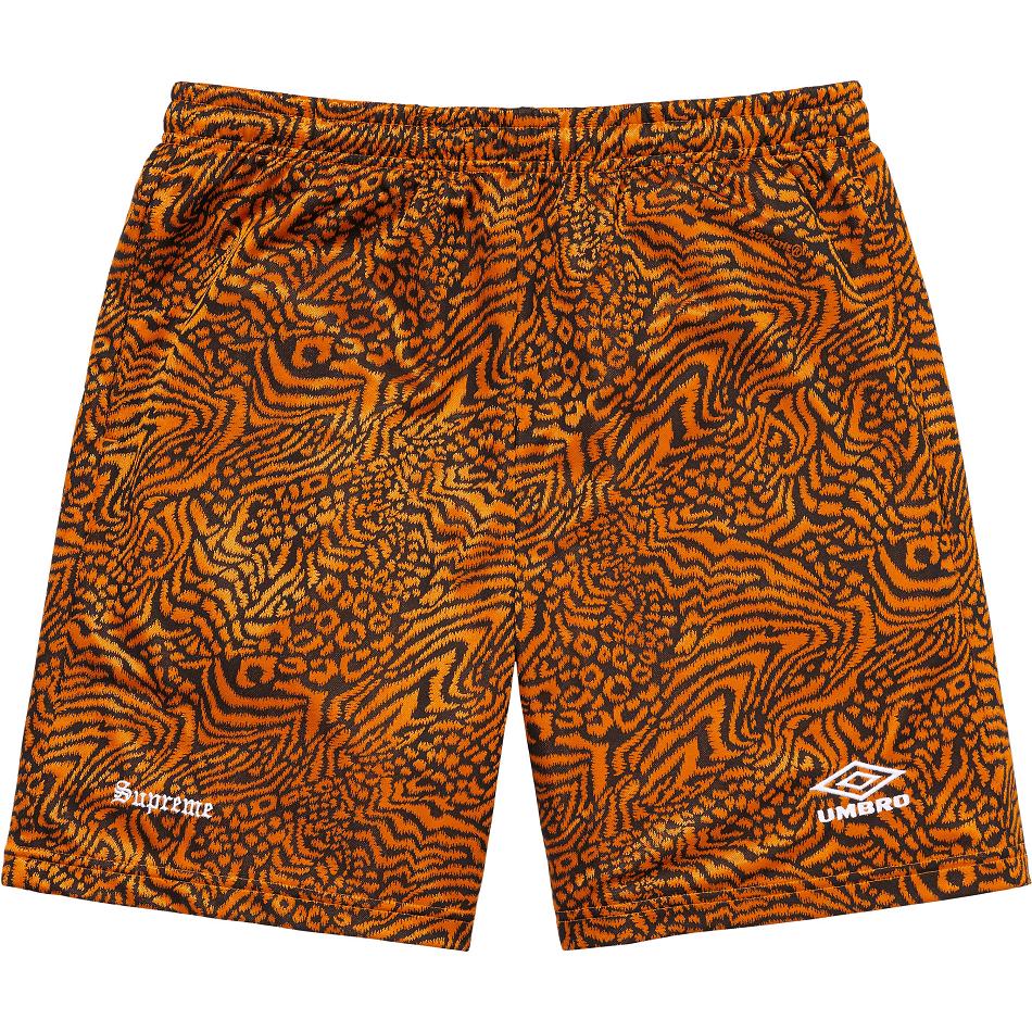 Supreme Jacquard Animal Print Soccer Pantaloncini Arancioni | IT232SO