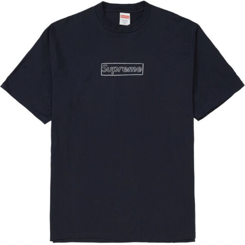 Supreme KAWS Chalk Box Logo Magliette Nere | IT393JJ