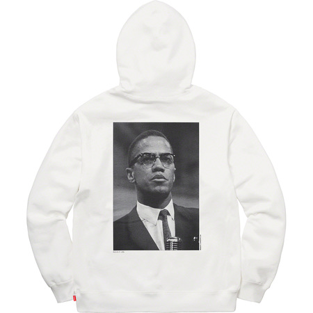 Supreme Malcolm X For Felpa Con Cappuccio Bianche | IT119EX