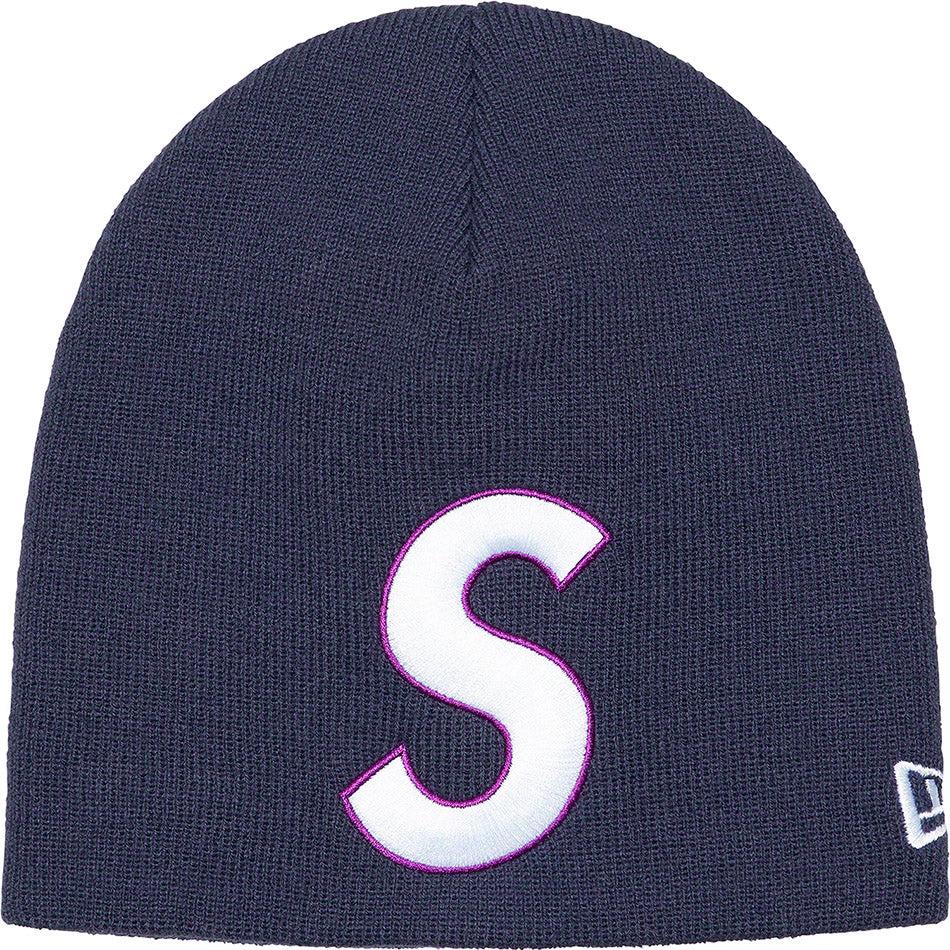 Supreme New Era® S Logo Beanie Cappelli Blu | IT442FM