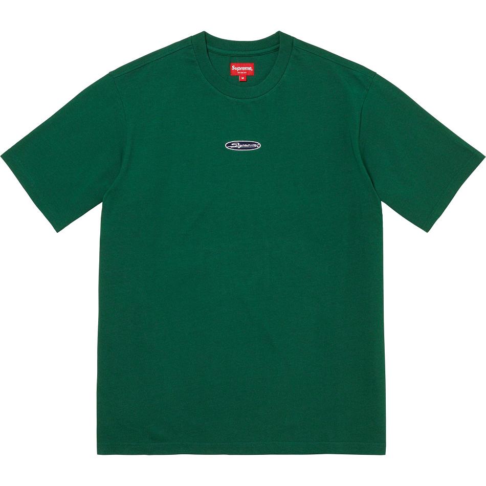 Supreme Oval Logo S/S Top Maglioni Verdi | IT255OR