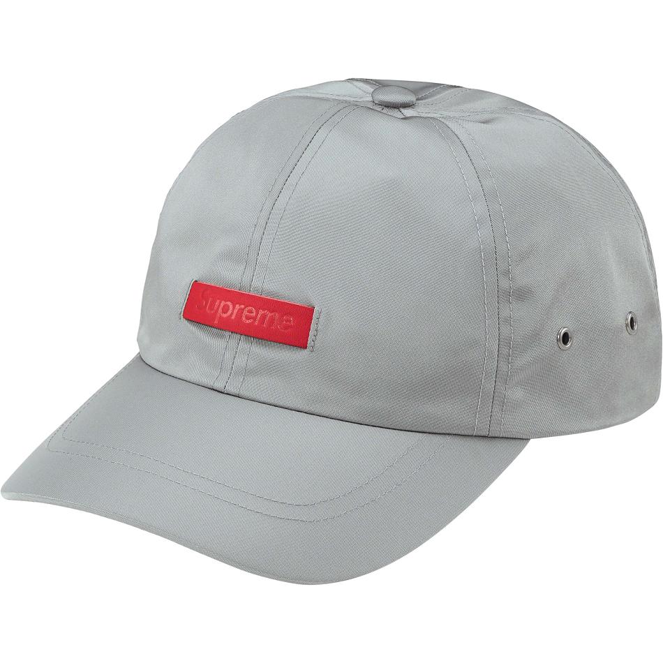 Supreme Pelle Patch 6-Panel Cappelli Grigie | IT472KI