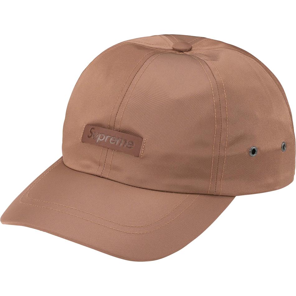 Supreme Pelle Patch 6-Panel Cappelli Marroni | IT469GL