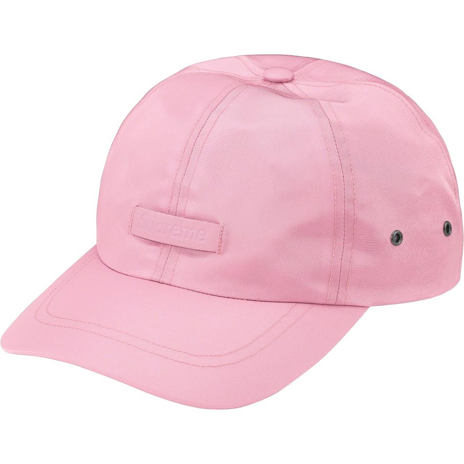 Supreme Pelle Patch 6-Panel Cappelli Rosa | IT468FM