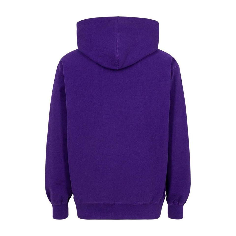 Supreme Pizzo Detail Logo Felpa Con Cappuccio Viola | IT115NB