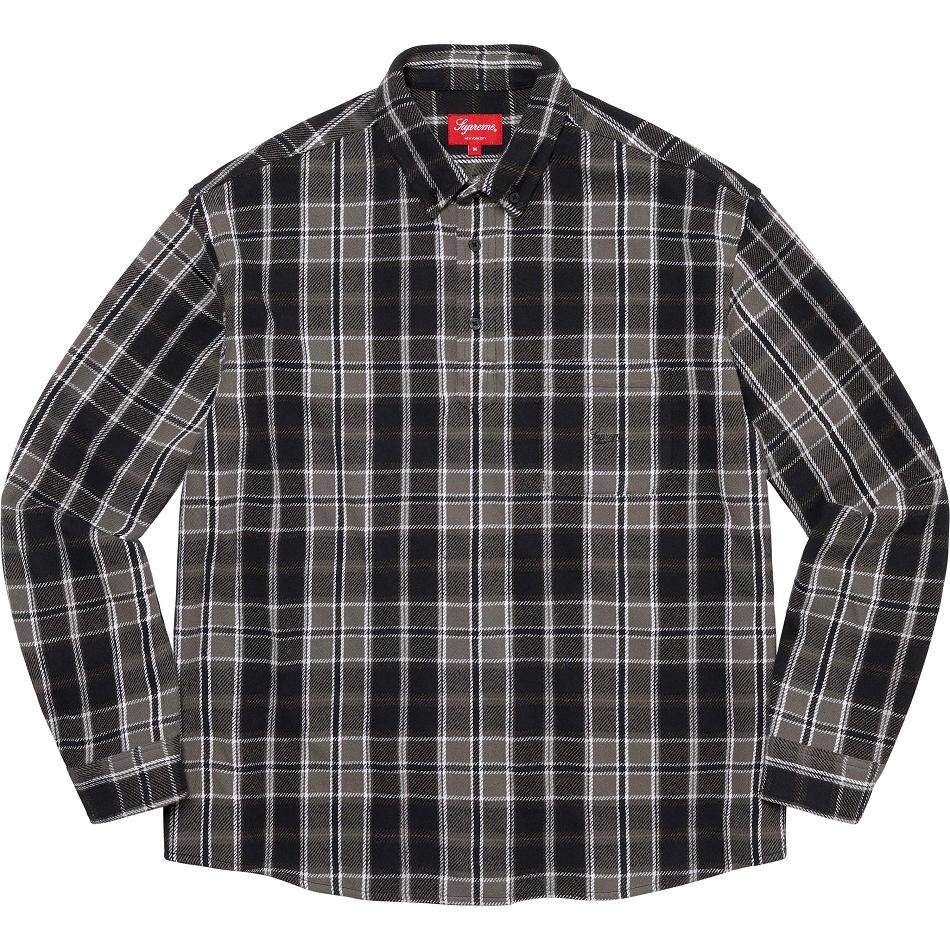 Supreme Pullover Plaid Flannel Camicie Nere | IT212KI