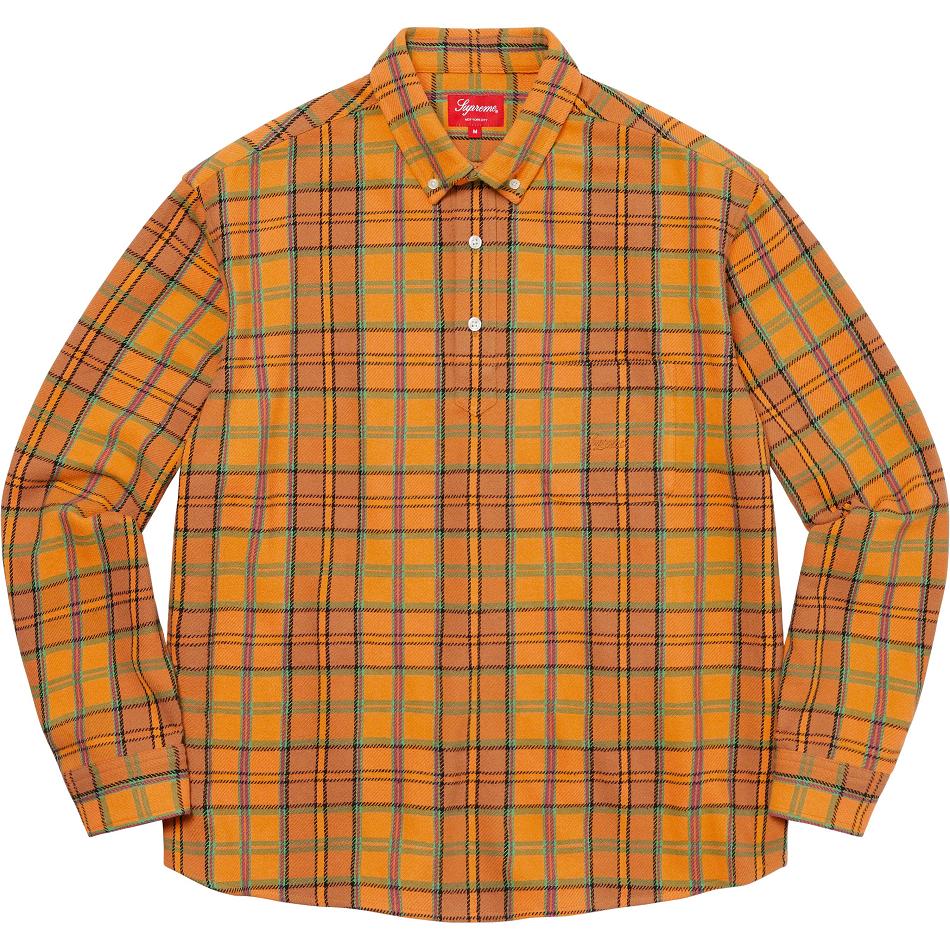 Supreme Pullover Plaid Flannel Camicie Oro | IT214ZG