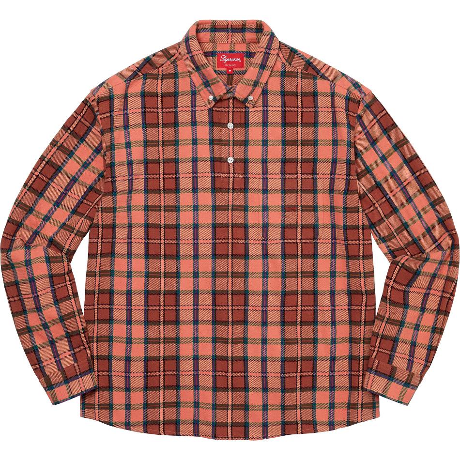 Supreme Pullover Plaid Flannel Camicie Rosa | IT213LH