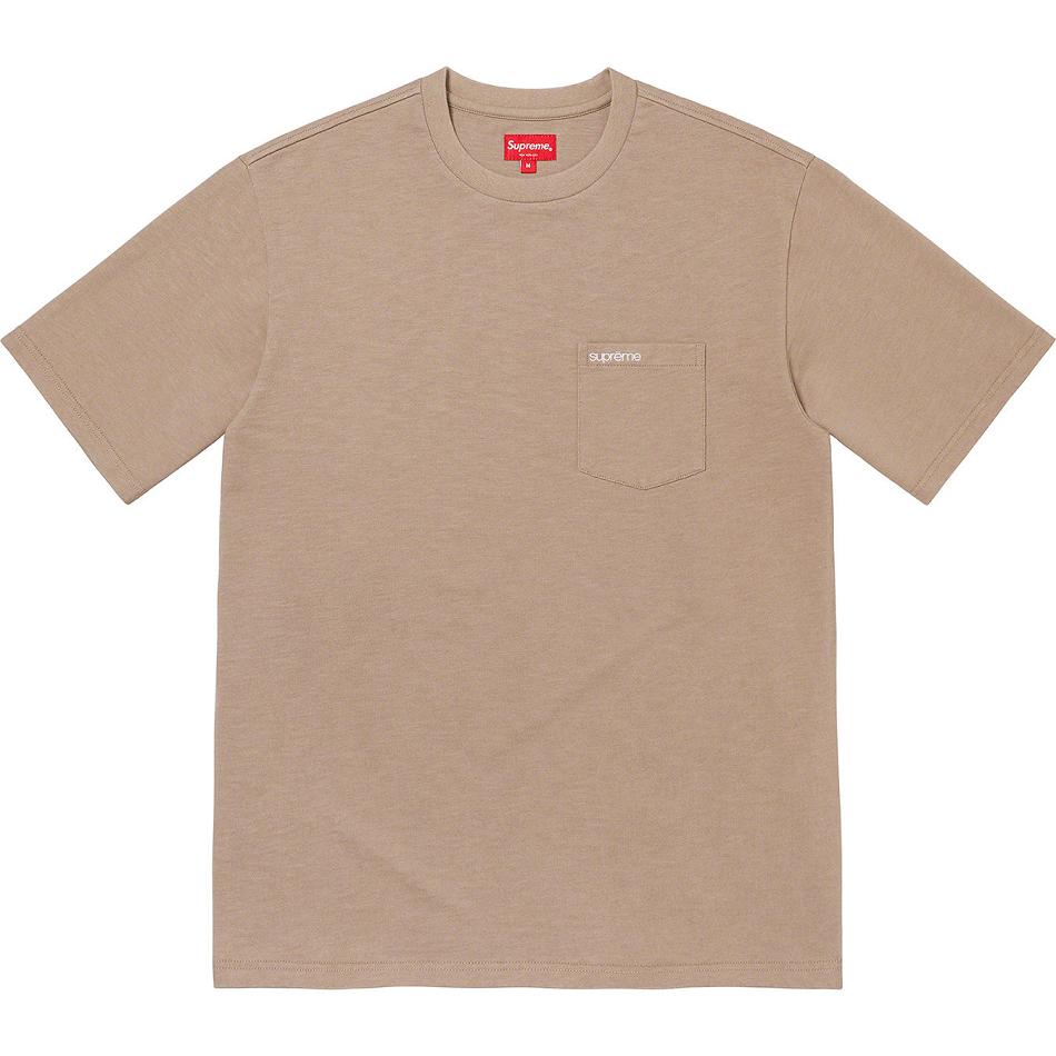 Supreme S/S Pocket Tee Maglioni Khaki | IT274WY