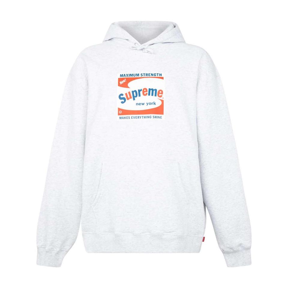 Supreme Shine Logo Print Felpa Con Cappuccio Bianche | IT123UT