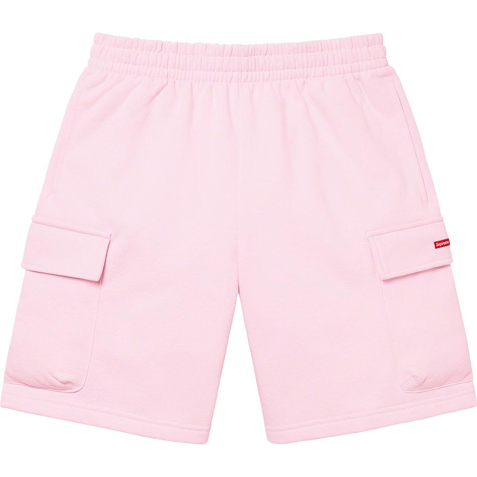 Supreme Small Box Baggy Cargo Sweat Pantaloncini Rosa | IT224RW