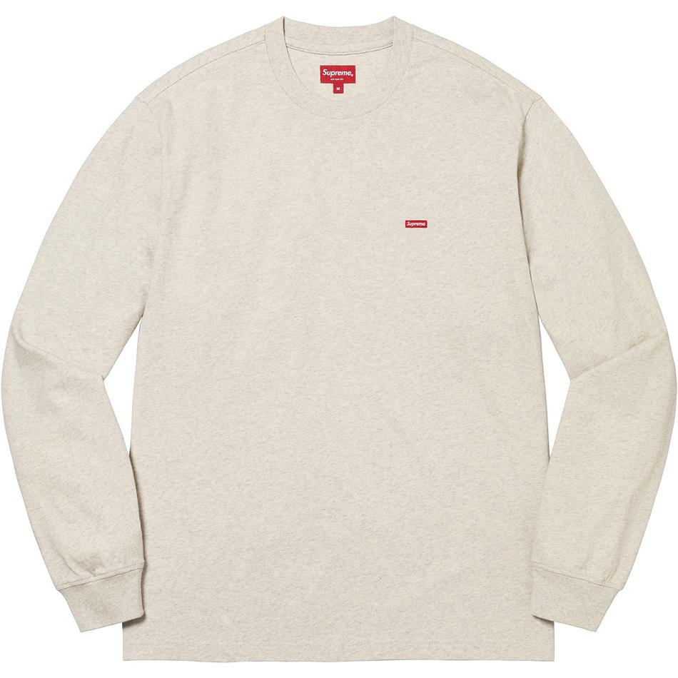 Supreme Small Box L/S Tee Maglioni Beige | IT248WY