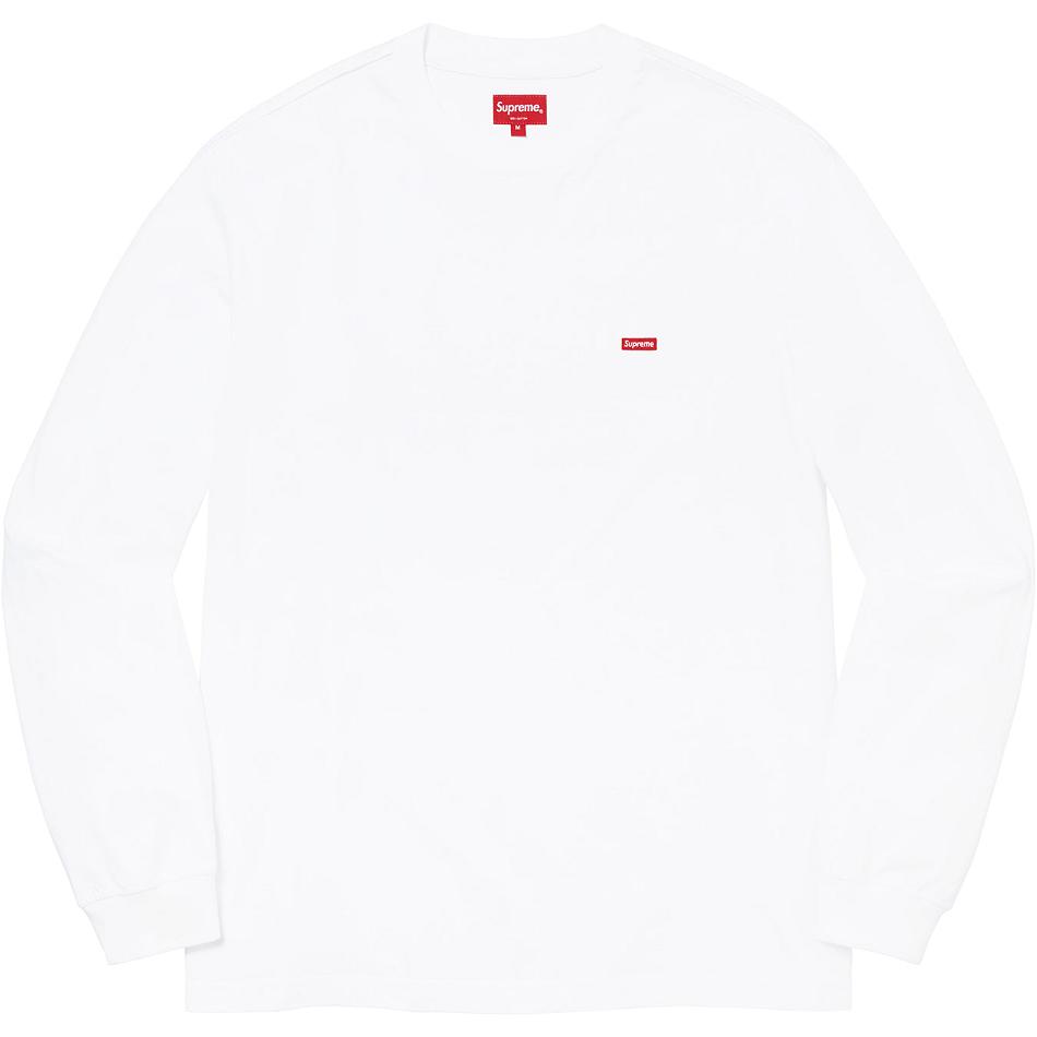 Supreme Small Box L/S Tee Maglioni Bianche | IT244BC