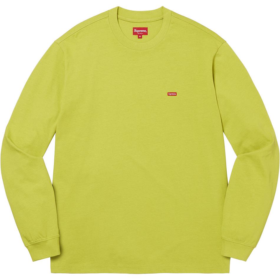 Supreme Small Box L/S Tee Maglioni Verdi | IT245NB