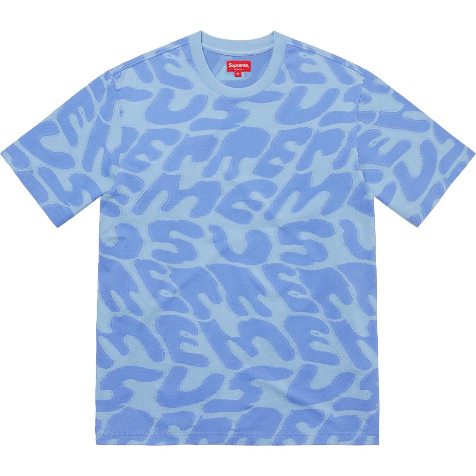 Supreme Stacked Intarsia S/S Top Maglioni Blu | IT281OR