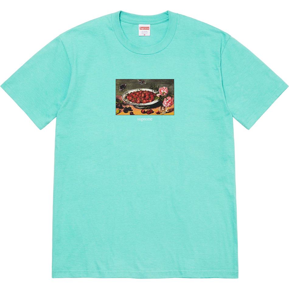 Supreme Strawberries Tee Magliette Aqua | IT344ZG