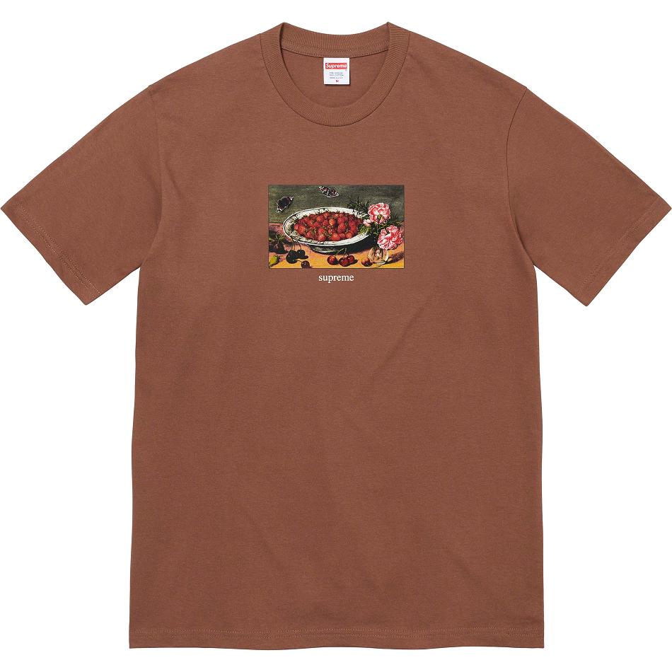 Supreme Strawberries Tee Magliette Marroni | IT340HK