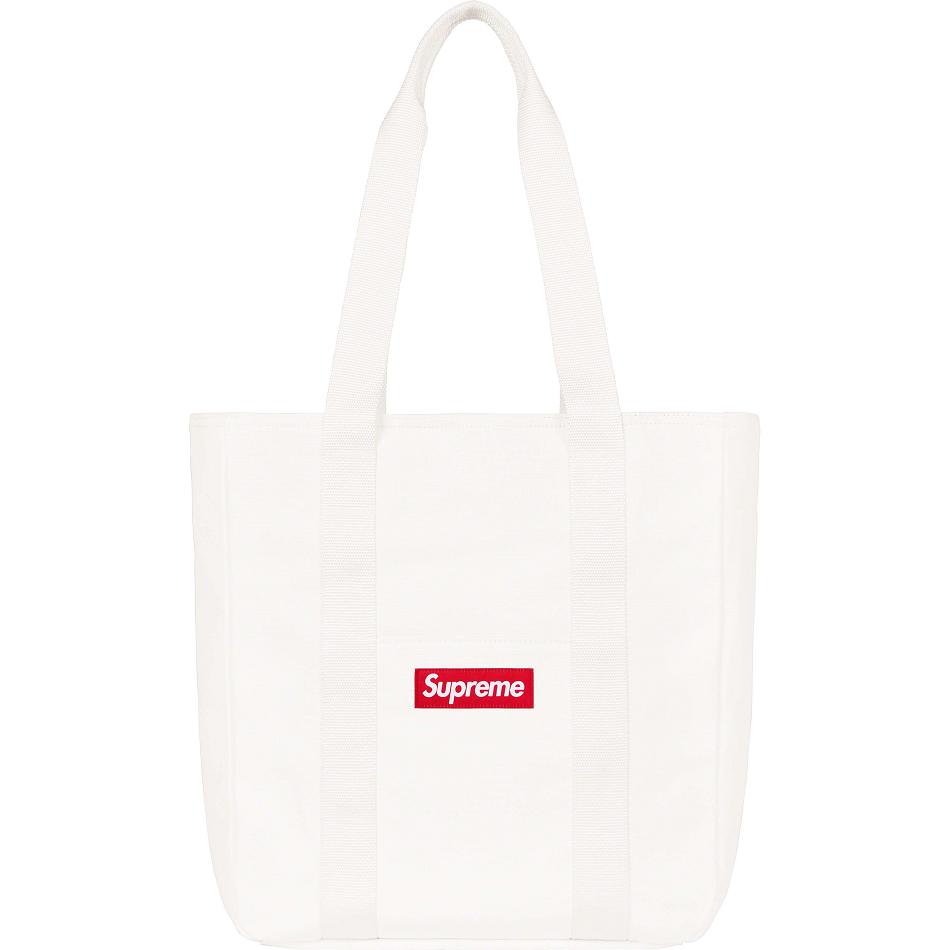 Supreme Tela Tote Borse Bianche | IT423XF