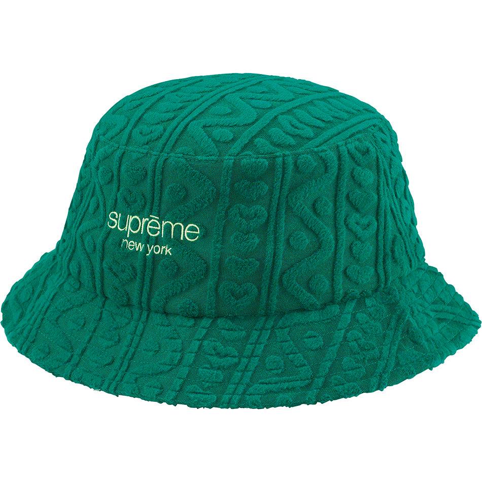 Supreme Terry Pattern Crusher Cappelli Verdi | IT449XF