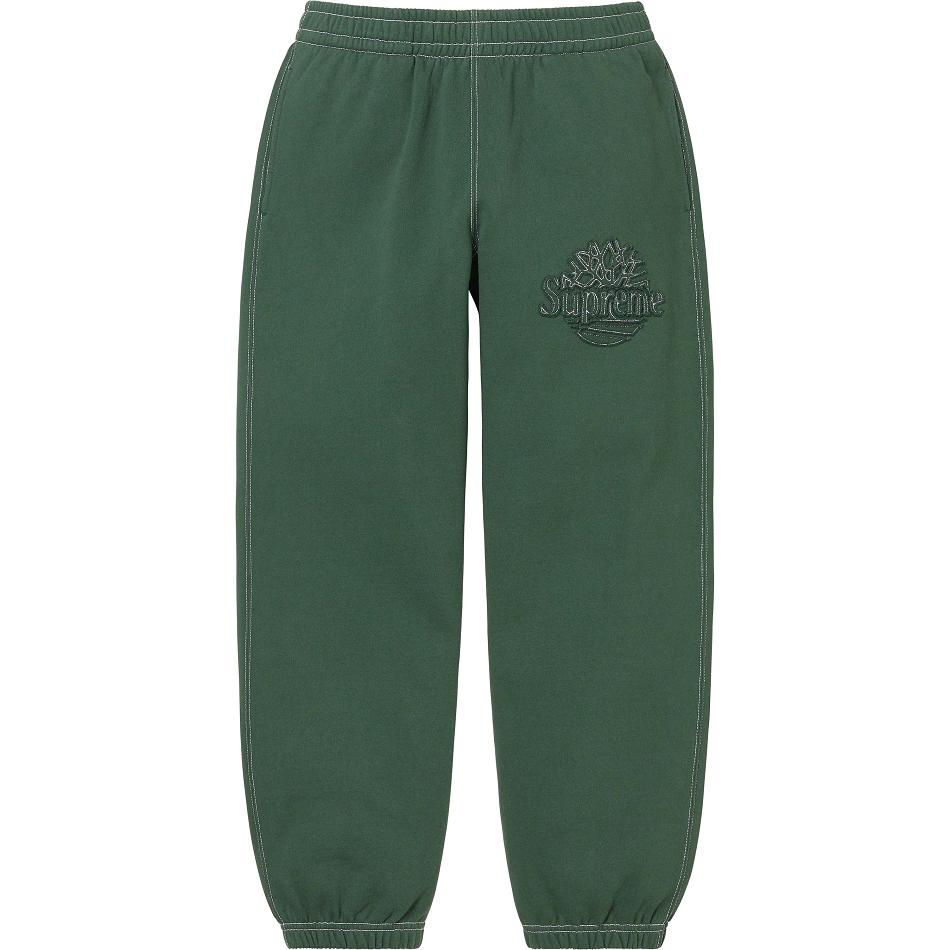 Supreme Timberland® Sweatpant Pantaloni Verdi | IT183GL