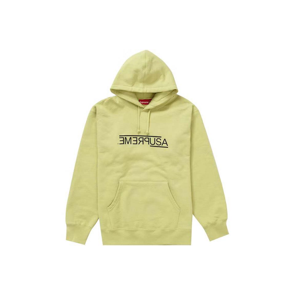 Supreme USA Con Cappuccio Felpe Gialle | IT336SO