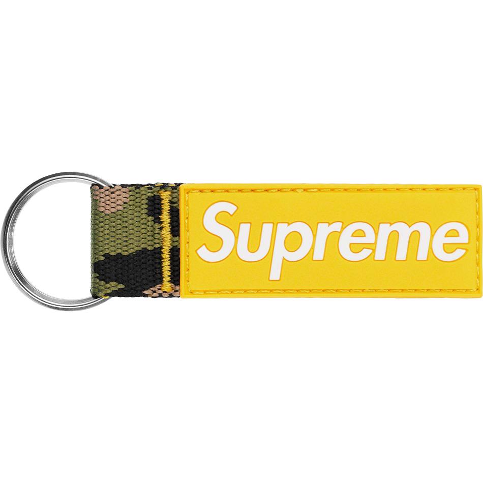 Supreme Webbing Keychain Accessori Gialle | IT410IS