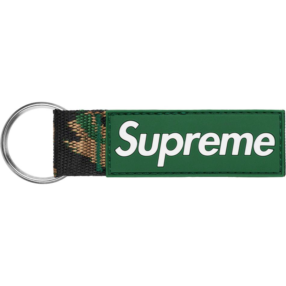 Supreme Webbing Keychain Accessori Verdi | IT407TV