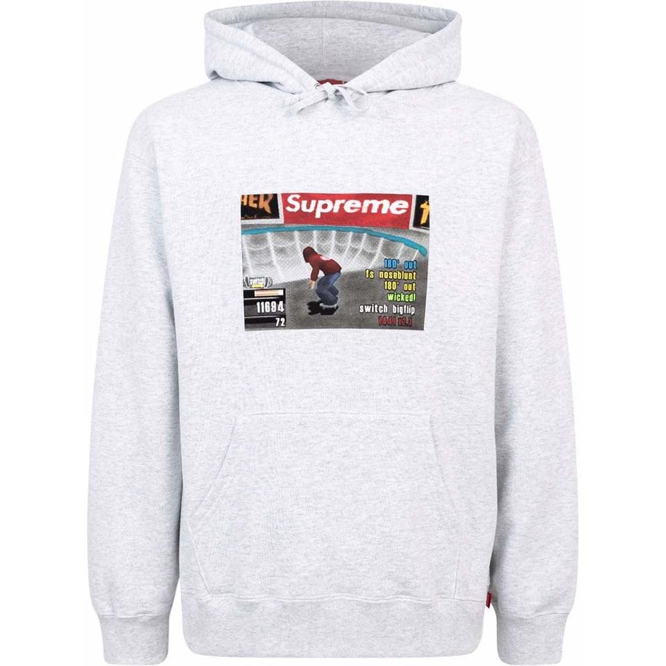 Supreme X Thrasher Logo Print “FW21” Felpa Con Cappuccio Grigie | IT136ZG