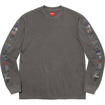 Supreme AOI Icons L/S Top Maglioni Nere | IT279UT