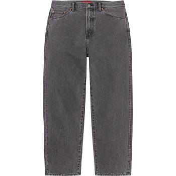 Supreme Baggy Jean Pantaloni Nere | IT166BC