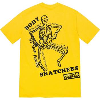 Supreme Body Snatchers Tee Magliette Gialle | IT348BC