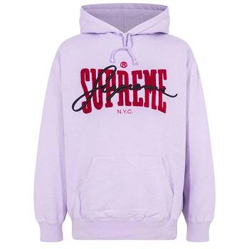 Supreme Chenille Felpa Con Cappuccio Bianche | IT105GL