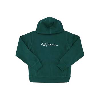 Supreme Classiche Script Con Cappuccio Felpe Verdi | IT323NB