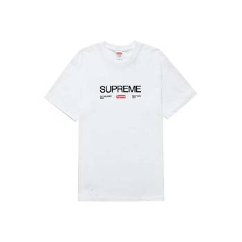 Supreme Est. 1994 Logo Magliette Bianche | IT391GL