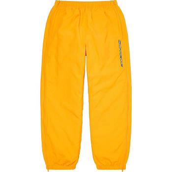 Supreme Full Zip Baggy Warm Up Pant Pantaloni Gialle | IT162ZG