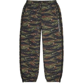 Supreme Full Zip Baggy Warm Up Pant Pantaloni Verdi Camouflage | IT163XF