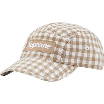 Supreme Gingham Camp Cap Cappelli Marroni | IT474ZG