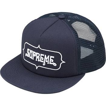 Supreme Highest Mesh Back 5-Panel Cappelli Blu Marino | IT459TV